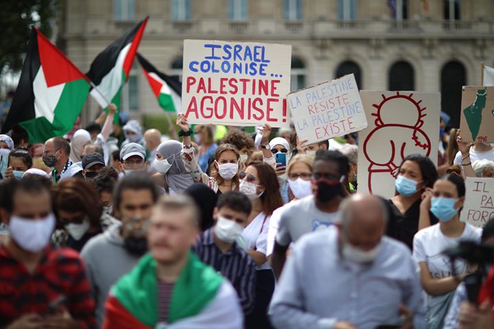 Rassemblement contre l’annexion : un succès pour la solidarité et la justice!