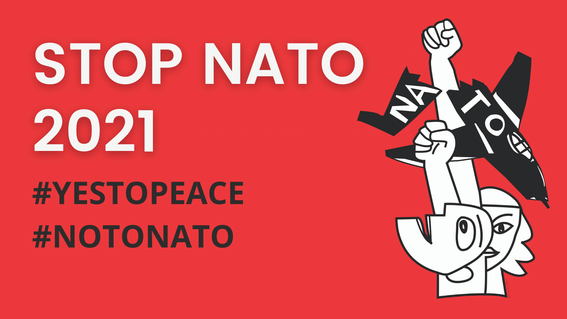 Oproep protestactie tegen volgende NAVO top van 14 juni