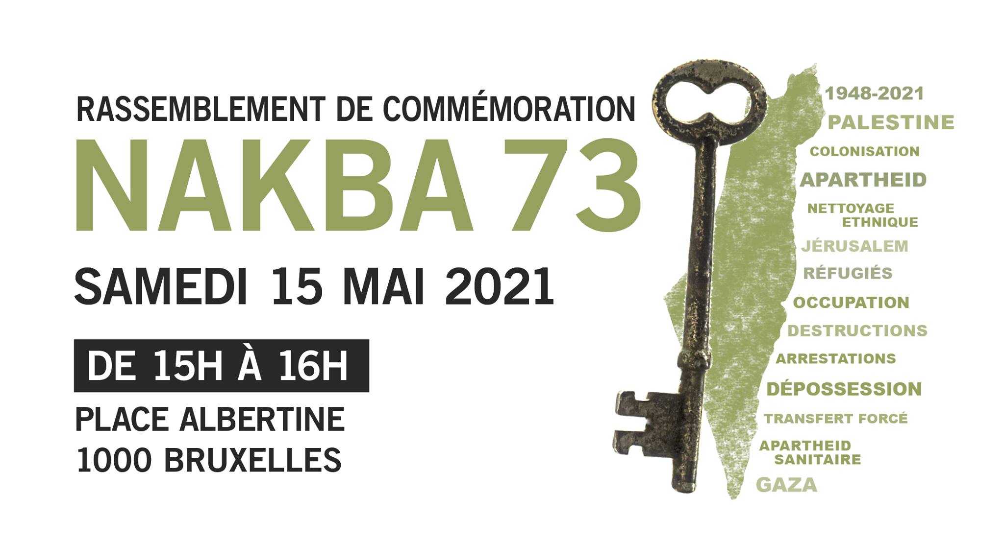 Herdenkingsbijeenkomst – Nakba 73