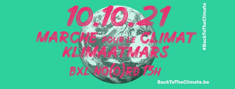 Le 10 octobre, marchons pour le climat!