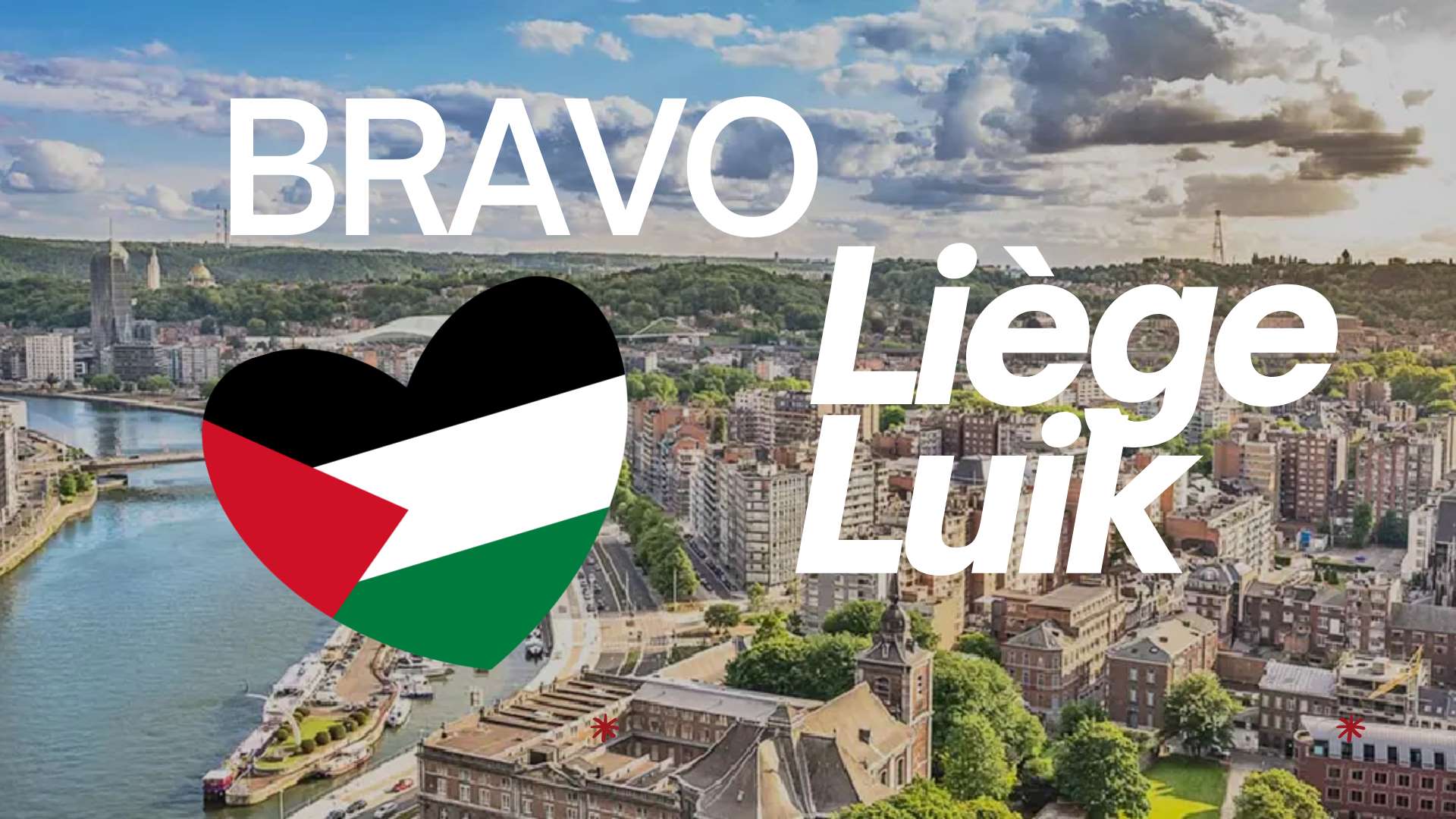 Persbericht van het Belgisch maatschappelijk middenveld over de beslissing van Luik om alle banden met het Israëlische apartheidsregime te verbreken.